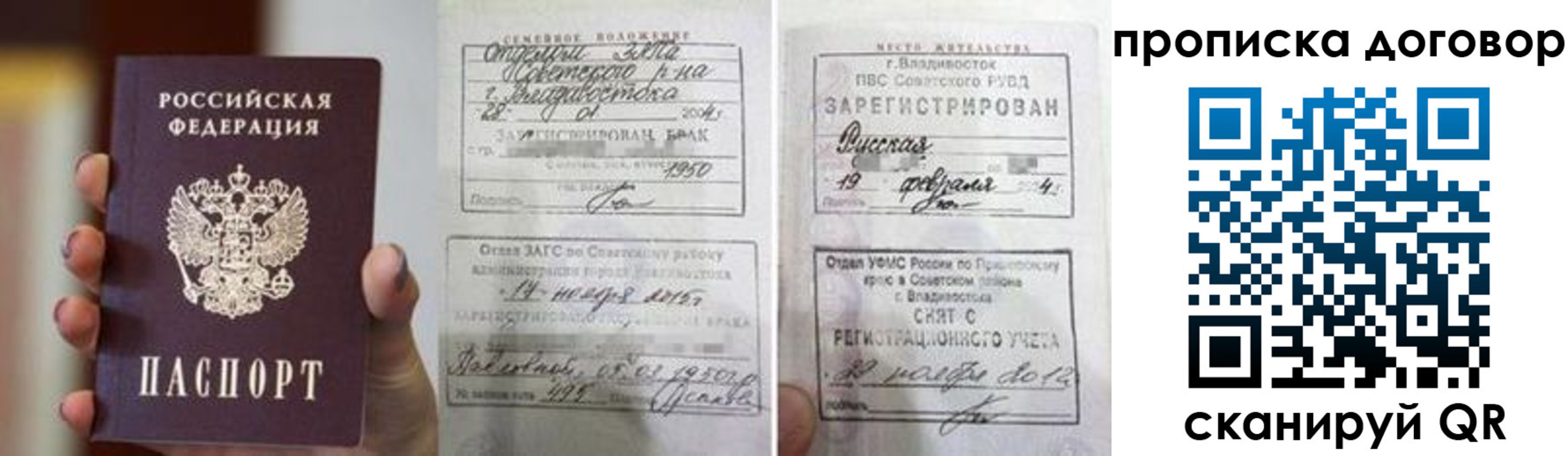 прописка штамп в Лесозаводске